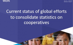 ILO: Current status of global efforts to consolidate statistics on cooperatives