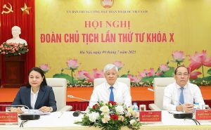 Hội nghị Đoàn Chủ tịch UBTƯ MTTQ Việt Nam lần thứ tư, khóa X: Tiếp tục triển khai rà soát, sắp xếp lại tổ chức trực thuộc MTTQ Hội nghị Đoàn Chủ tịch UBTƯ MTTQ Việt Nam lần thứ tư, khóa X: Tiếp tục triển khai rà soát, sắp xếp lại tổ chức trực thuộc MTTQ