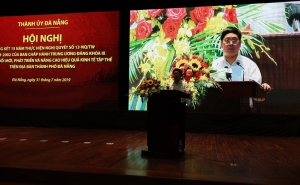 Phó Chủ tịch Lê Văn Nghị tham dự hội nghị tổng kết 15 năm thực hiện NQ về KTTT tại Đà Nẵng