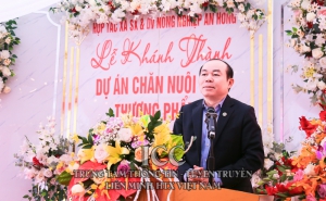 Chủ tịch Nguyễn Ngọc Bảo tham dự Lễ khánh thành Dự án chăn nuôi lợn thương phẩm tại Lạng Sơn