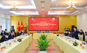 Lễ ký kết chương trình phối hợp công tác giữa Uỷ ban dân tộc và Liên minh Hợp tác xã Việt Nam giai đoạn 2021-2030