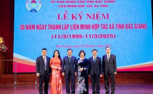 Liên minh Hợp tác xã tỉnh Bắc Giang kỷ niệm 30 năm Ngày thành lập 11/3 Liên minh Hợp tác xã tỉnh Bắc Giang kỷ niệm 30 năm Ngày thành lập 11/3