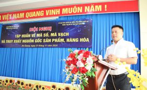 Tập huấn về mã số, mã vạch và truy xuất nguồn gốc sản phẩm, hàng hóa Tập huấn về mã số, mã vạch và truy xuất nguồn gốc sản phẩm, hàng hóa