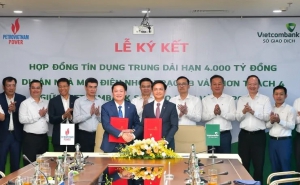 Vietcombank Sở giao dịch ký kết hợp đồng tín dụng 4.000 tỷ đồng với PV Power tài trợ dự án Nhà máy điện Nhơn Trạch 3 và 4