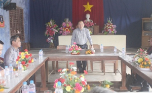 Chủ tịch Nguyễn Ngọc Bảo khảo sát mô hình liên kết sản xuất tại HTX ở Phú Yên