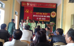 Nam Định: Lễ ra mắt HTX Cựu chiến binh Vạn xuân trường