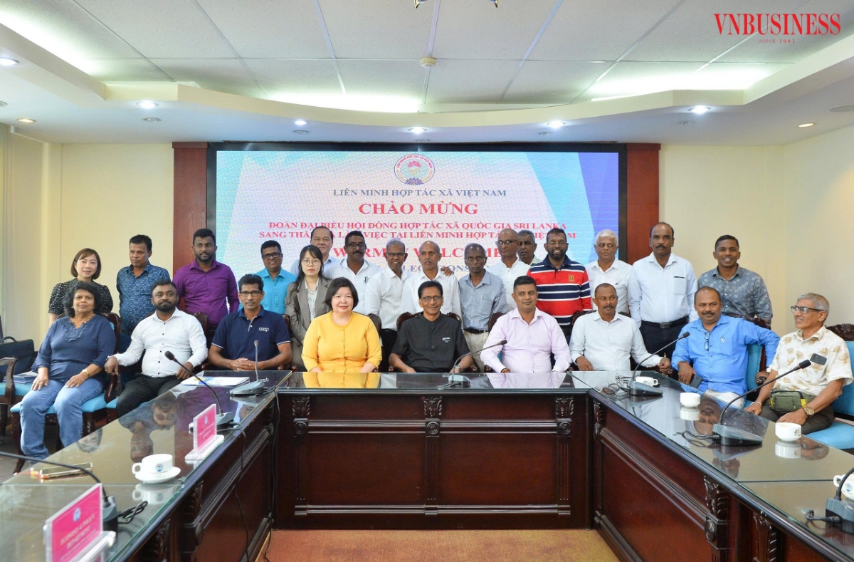 Thêm thị trường cho hợp tác xã, Liên minh Hợp tác xã Việt Nam đẩy mạnh hợp tác với Sri Lanka