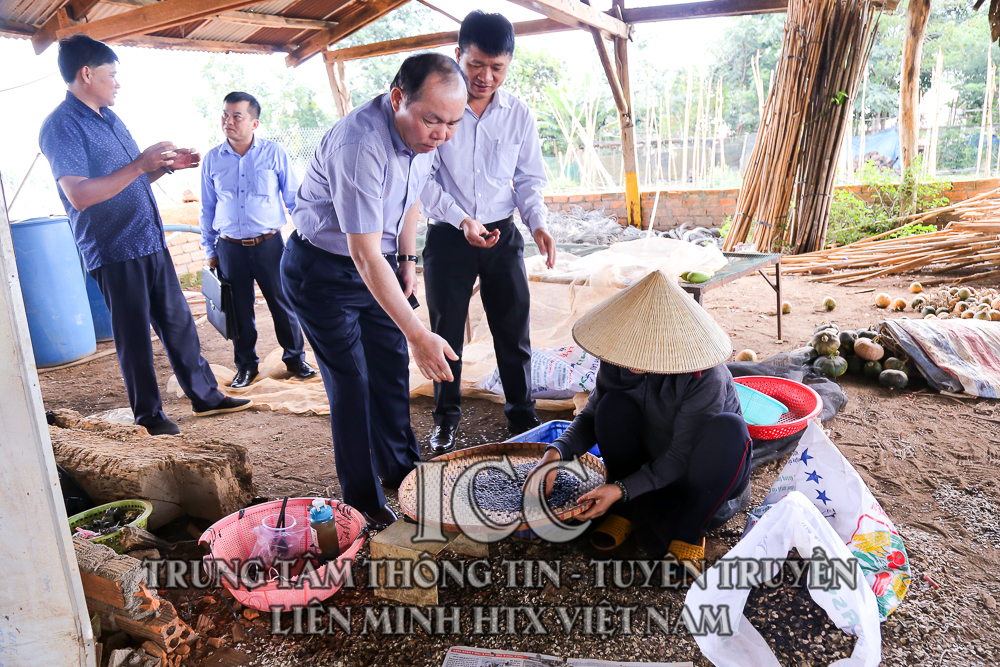 Chủ tịch Nguyễn Ngọc Bảo và đoàn công tác làm việc tại Đăk Nông