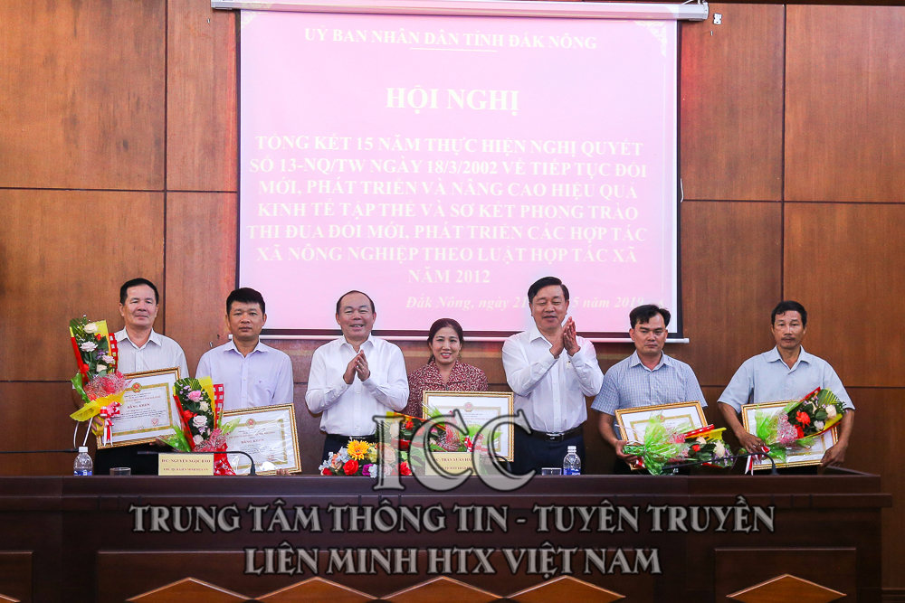 Chủ tịch Nguyễn Ngọc Bảo tham dự Tổng kết 15 năm thực hiện NQ 13 về KTTT tại Đăk Nông