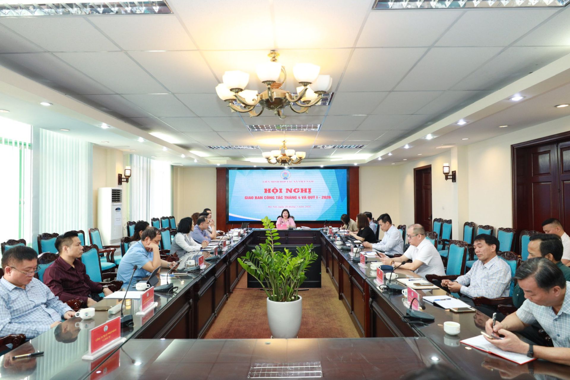 Hội nghị Giao ban công tác tháng 4 và Qúy I - 2026